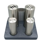 Peçetelikli Baharatlık(Mat Paslanmaz)